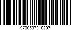Código de barras (EAN, GTIN, SKU, ISBN): '9788597010237'