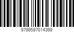 Código de barras (EAN, GTIN, SKU, ISBN): '9788597014389'