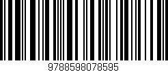 Código de barras (EAN, GTIN, SKU, ISBN): '9788598078595'