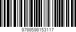 Código de barras (EAN, GTIN, SKU, ISBN): '9788598153117'