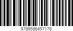 Código de barras (EAN, GTIN, SKU, ISBN): '9788598457178'