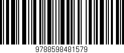 Código de barras (EAN, GTIN, SKU, ISBN): '9788598481579'