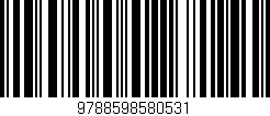 Código de barras (EAN, GTIN, SKU, ISBN): '9788598580531'
