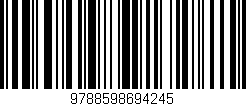 Código de barras (EAN, GTIN, SKU, ISBN): '9788598694245'
