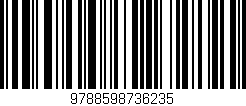 Código de barras (EAN, GTIN, SKU, ISBN): '9788598736235'