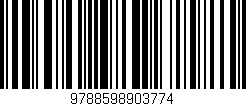 Código de barras (EAN, GTIN, SKU, ISBN): '9788598903774'