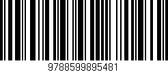 Código de barras (EAN, GTIN, SKU, ISBN): '9788599895481'