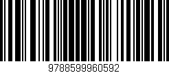 Código de barras (EAN, GTIN, SKU, ISBN): '9788599960592'