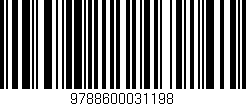 Código de barras (EAN, GTIN, SKU, ISBN): '9788600031198'