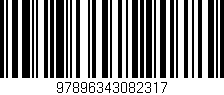 Código de barras (EAN, GTIN, SKU, ISBN): '97896343082317'