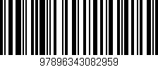 Código de barras (EAN, GTIN, SKU, ISBN): '97896343082959'
