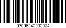 Código de barras (EAN, GTIN, SKU, ISBN): '97896343083024'