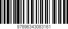 Código de barras (EAN, GTIN, SKU, ISBN): '97896343083161'