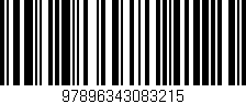 Código de barras (EAN, GTIN, SKU, ISBN): '97896343083215'