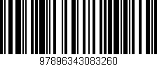 Código de barras (EAN, GTIN, SKU, ISBN): '97896343083260'