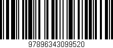 Código de barras (EAN, GTIN, SKU, ISBN): '97896343099520'