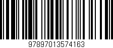 Código de barras (EAN, GTIN, SKU, ISBN): '97897013574163'