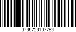 Código de barras (EAN, GTIN, SKU, ISBN): '9789723107753'