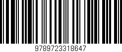 Código de barras (EAN, GTIN, SKU, ISBN): '9789723318647'