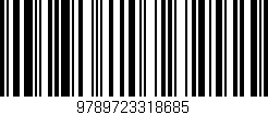 Código de barras (EAN, GTIN, SKU, ISBN): '9789723318685'