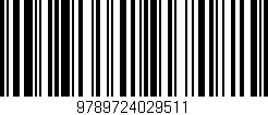 Código de barras (EAN, GTIN, SKU, ISBN): '9789724029511'
