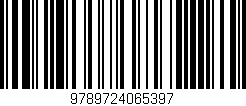Código de barras (EAN, GTIN, SKU, ISBN): '9789724065397'