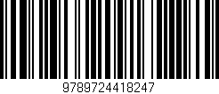 Código de barras (EAN, GTIN, SKU, ISBN): '9789724418247'