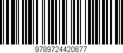 Código de barras (EAN, GTIN, SKU, ISBN): '9789724420677'