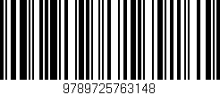 Código de barras (EAN, GTIN, SKU, ISBN): '9789725763148'