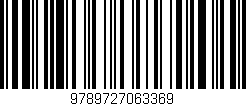 Código de barras (EAN, GTIN, SKU, ISBN): '9789727063369'