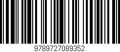 Código de barras (EAN, GTIN, SKU, ISBN): '9789727089352'