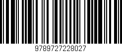 Código de barras (EAN, GTIN, SKU, ISBN): '9789727228027'