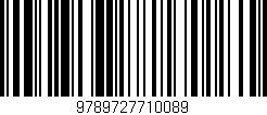 Código de barras (EAN, GTIN, SKU, ISBN): '9789727710089'