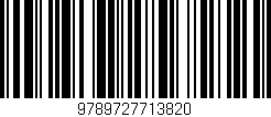 Código de barras (EAN, GTIN, SKU, ISBN): '9789727713820'