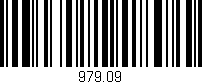 Código de barras (EAN, GTIN, SKU, ISBN): '979.09'