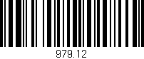 Código de barras (EAN, GTIN, SKU, ISBN): '979.12'