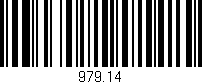 Código de barras (EAN, GTIN, SKU, ISBN): '979.14'