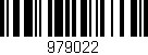 Código de barras (EAN, GTIN, SKU, ISBN): '979022'