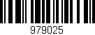Código de barras (EAN, GTIN, SKU, ISBN): '979025'