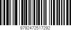 Código de barras (EAN, GTIN, SKU, ISBN): '9792472517292'