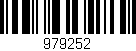 Código de barras (EAN, GTIN, SKU, ISBN): '979252'