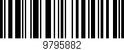 Código de barras (EAN, GTIN, SKU, ISBN): '9795882'
