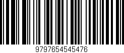Código de barras (EAN, GTIN, SKU, ISBN): '9797654545476'
