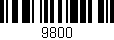 Código de barras (EAN, GTIN, SKU, ISBN): '9800'
