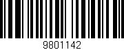 Código de barras (EAN, GTIN, SKU, ISBN): '9801142'