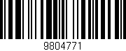 Código de barras (EAN, GTIN, SKU, ISBN): '9804771'