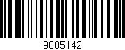 Código de barras (EAN, GTIN, SKU, ISBN): '9805142'