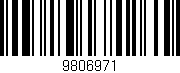 Código de barras (EAN, GTIN, SKU, ISBN): '9806971'