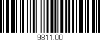 Código de barras (EAN, GTIN, SKU, ISBN): '9811.00'