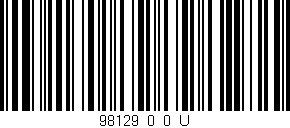 Código de barras (EAN, GTIN, SKU, ISBN): '98129_0_0_U'